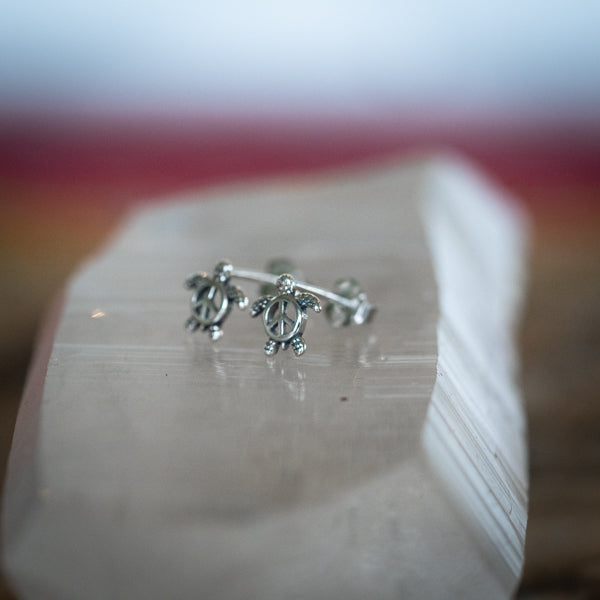 Turtle & Peace Studs