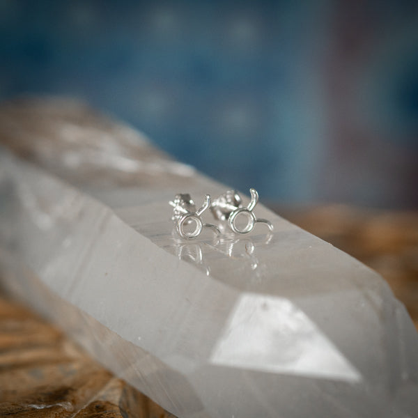 Taurus Zodiac Studs
