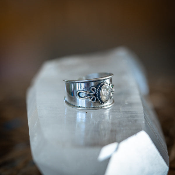 Boho Moonstone Toe Ring