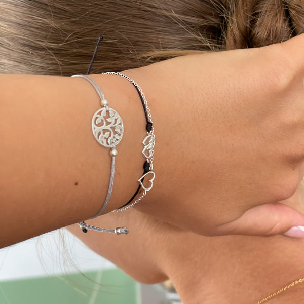 Silver Heart Bracelet