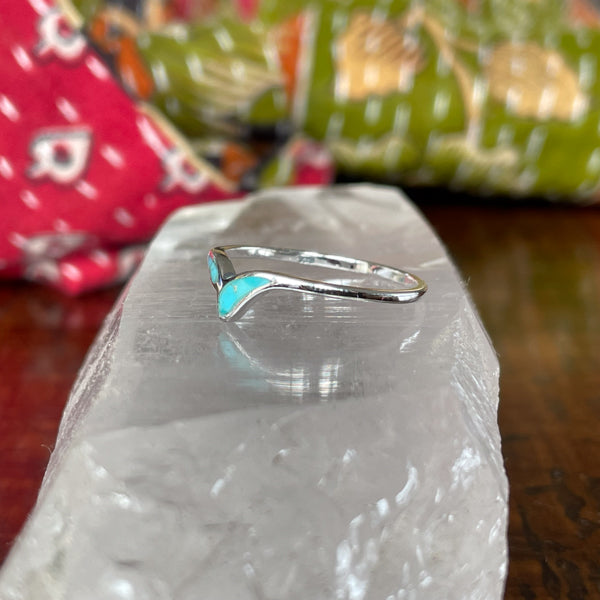 Turquoise V Ring