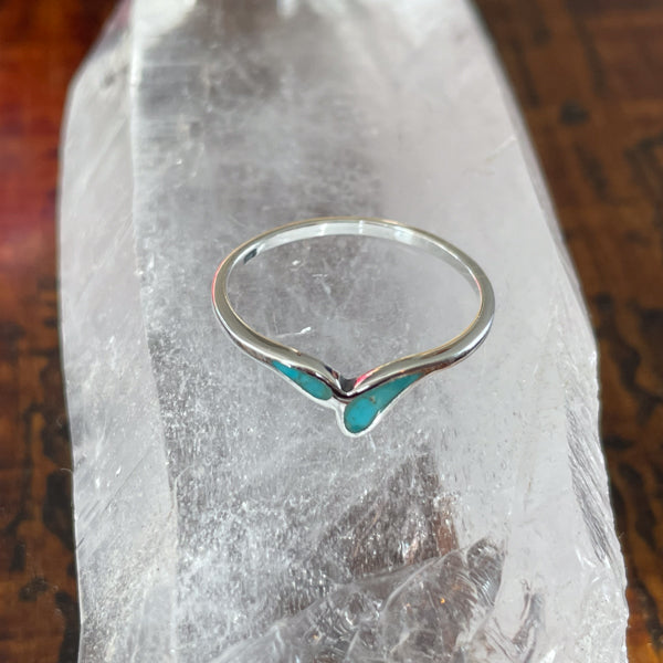 Turquoise V Ring