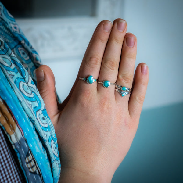Boho Turquoise Ring