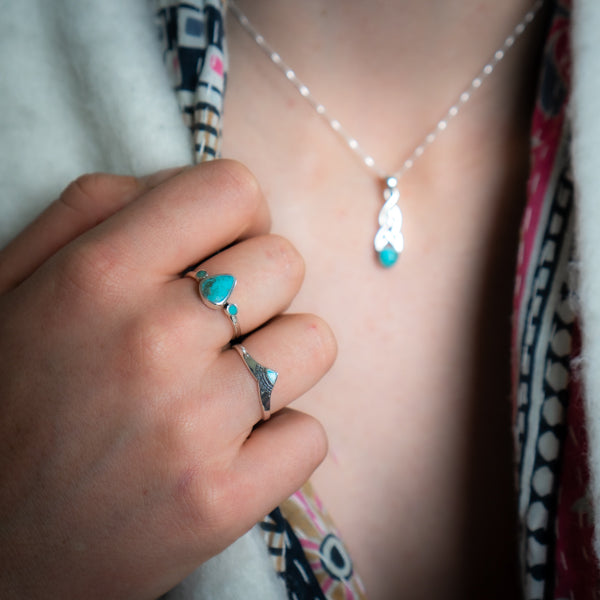 Triple Turquoise Ring