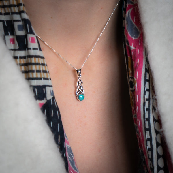 Celtic Turquoise Necklace