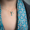 Turquoise Moon Necklace