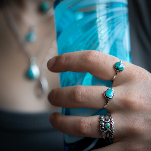 Tria Turquoise Ring