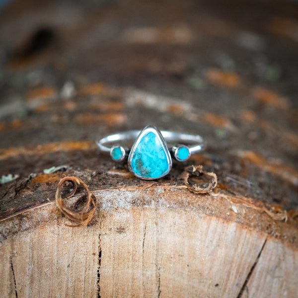 Triple Turquoise Ring