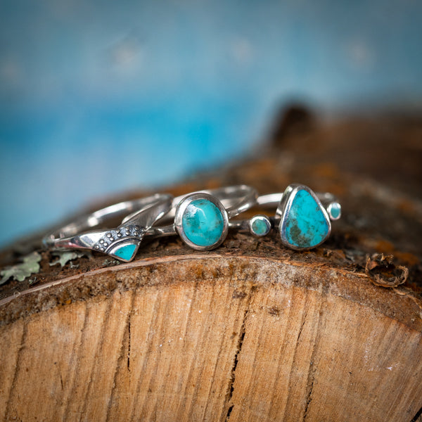 Triple Turquoise Ring