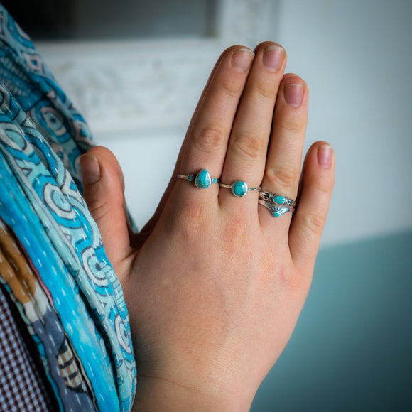 Tris Turquoise Ring