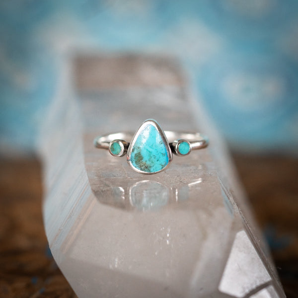Triple Turquoise Ring