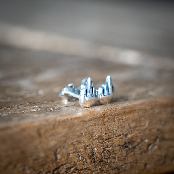 Middle Finger Studs