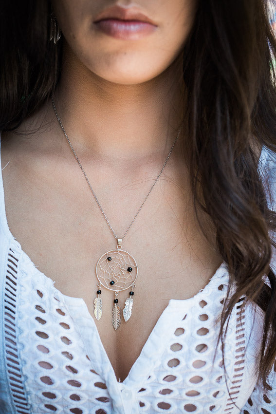 Large Dreamcatcher Necklace