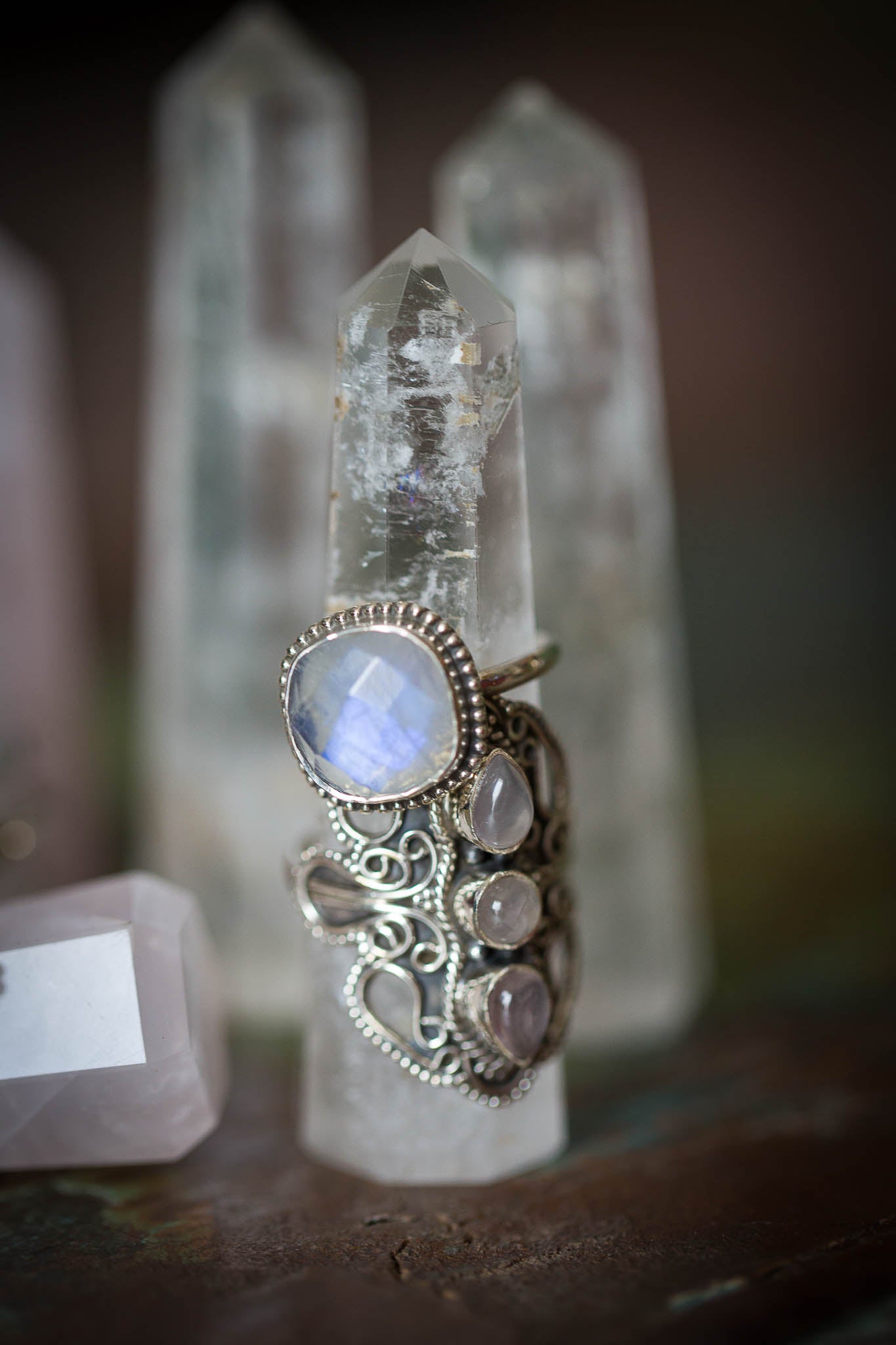 Indie Rose Quartz Ring