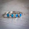 Blue Opal Beach Ring