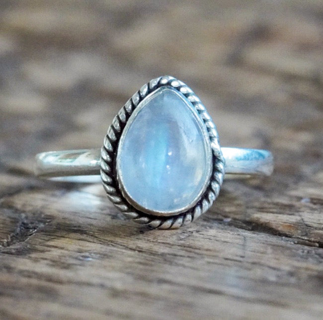 Moon Drop Ring