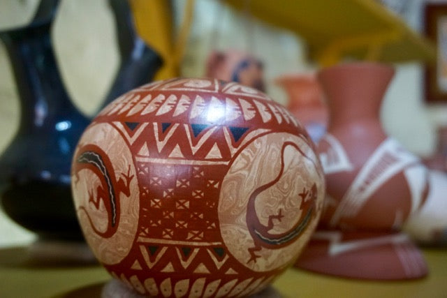 Copper Mata Ortiz Pendant: 17