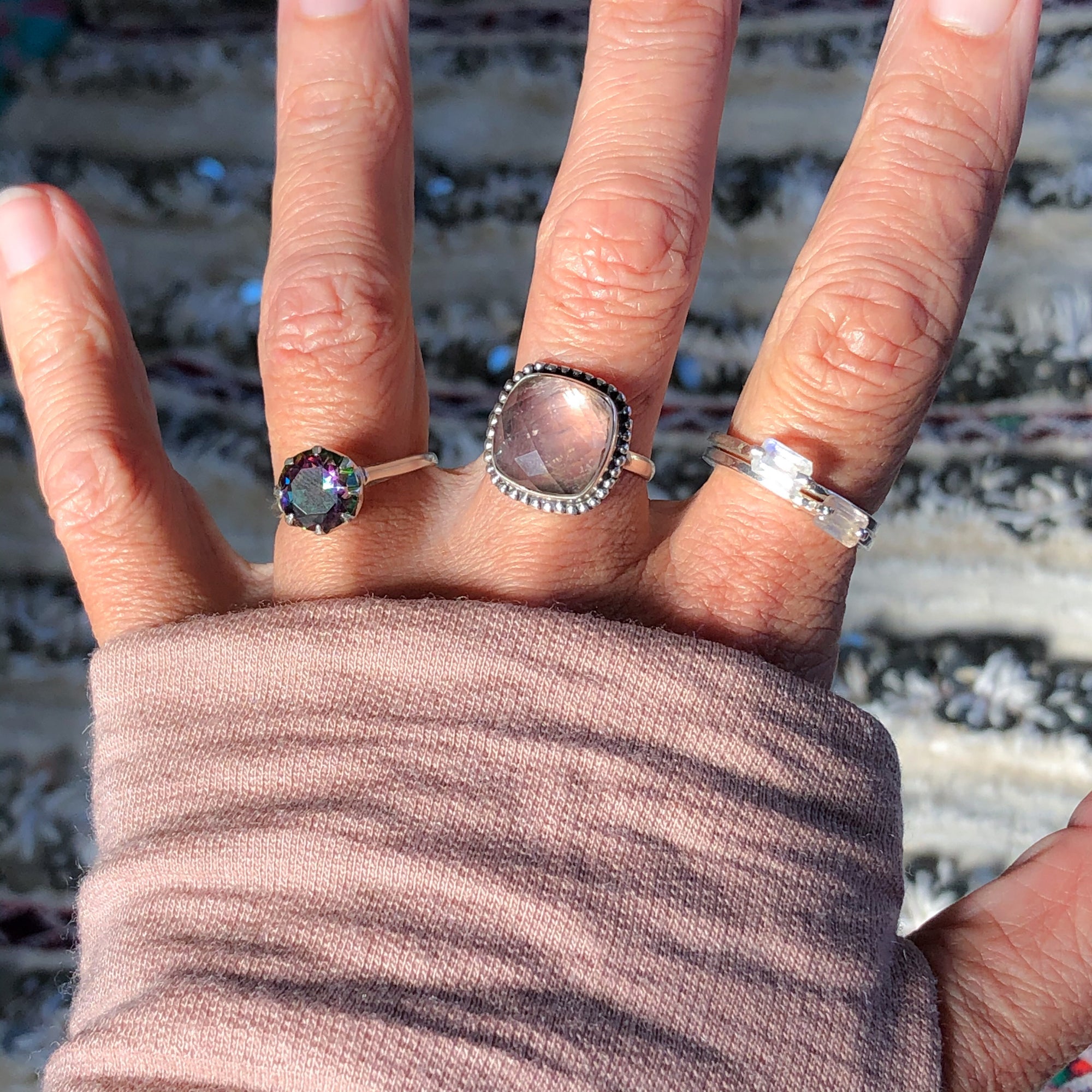 Rose Quartz Ring