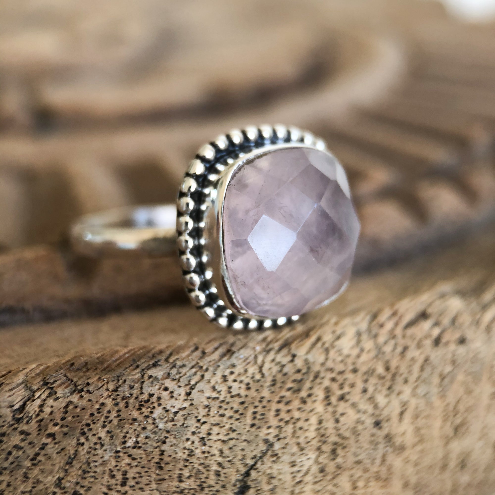 Rose Quartz Ring