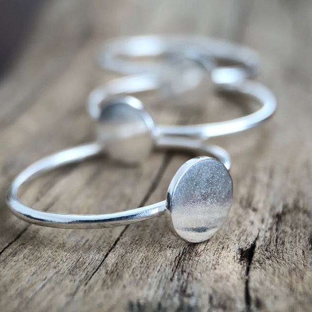 Full Stop Stacker Ring