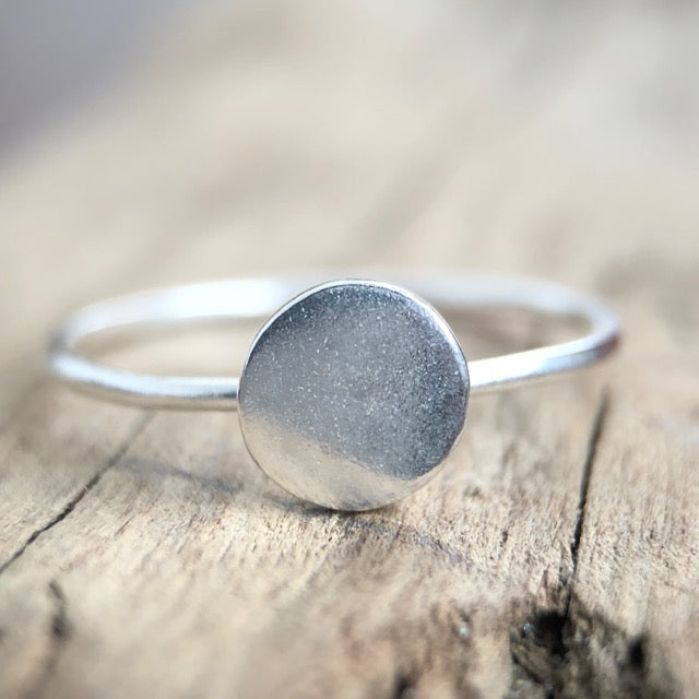 Full Stop Stacker Ring