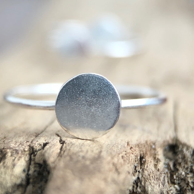 Full Stop Stacker Ring