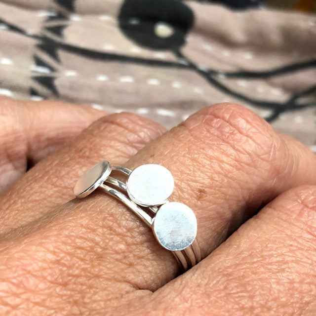 Full Stop Stacker Ring