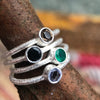 Green Onyx Stacker Ring