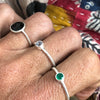 Green Onyx Stacker Ring