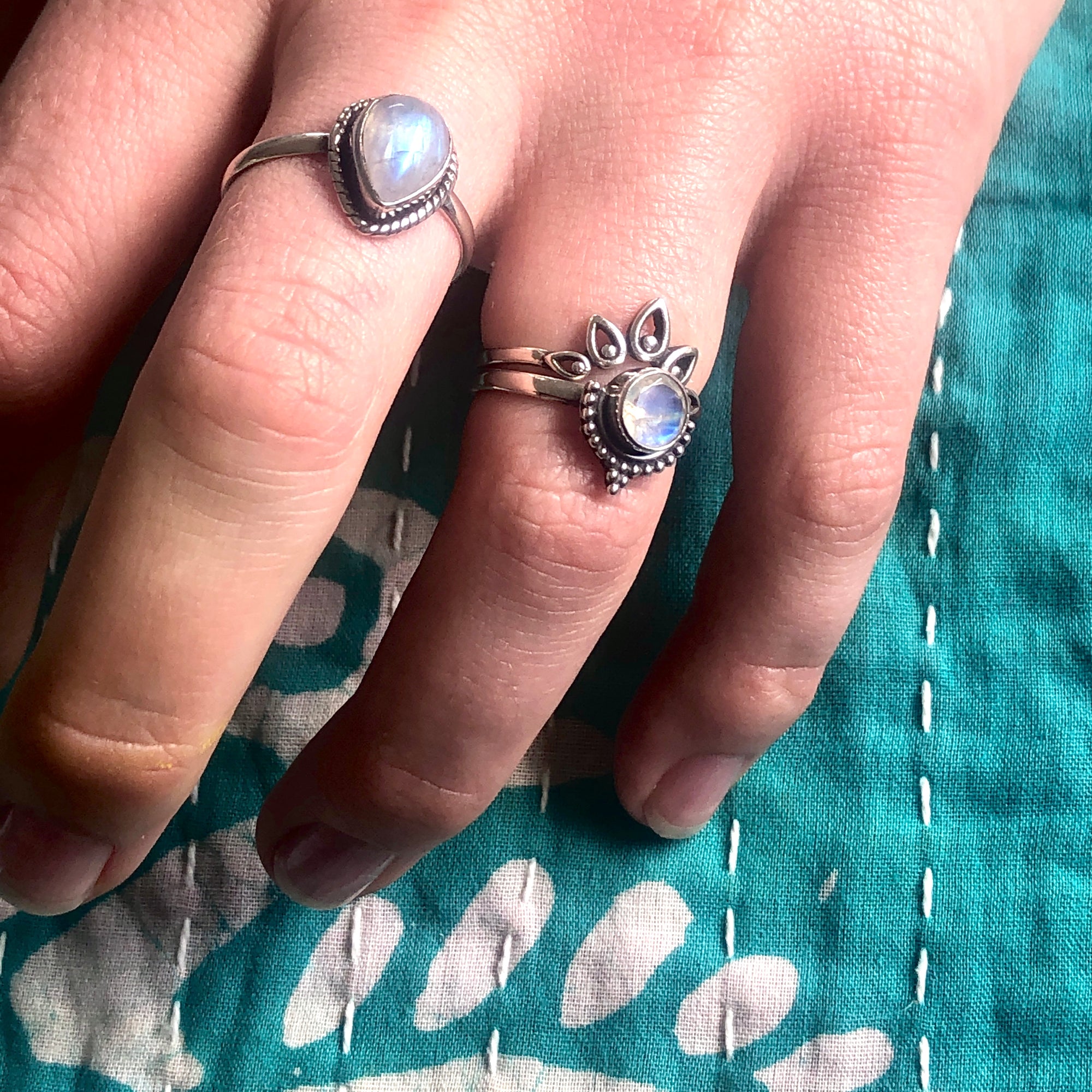 Damini Moonstone Ring