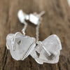 boho sterling silver crystal quartz jewellery earrings nz