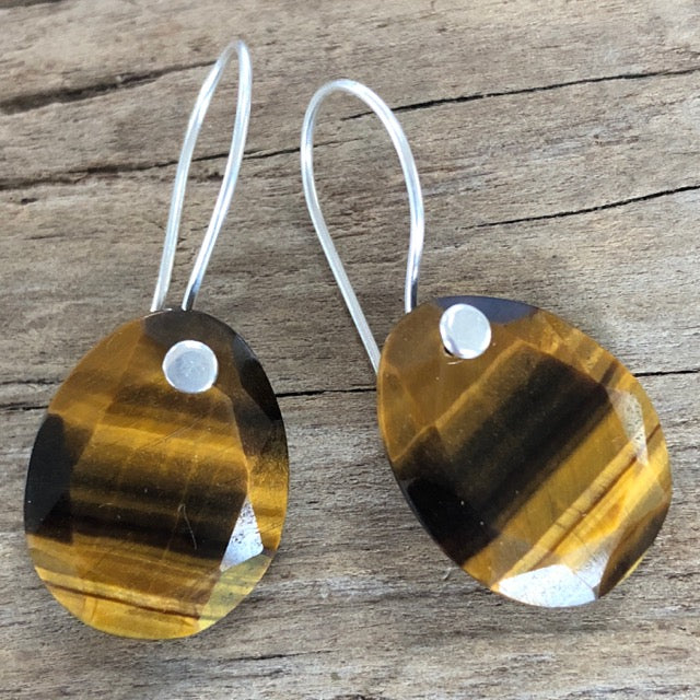 Isla Tigers Eye Earrings
