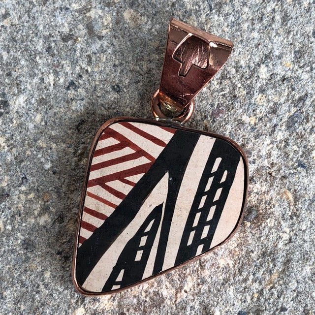 Copper Mata Ortiz Pendant: 5