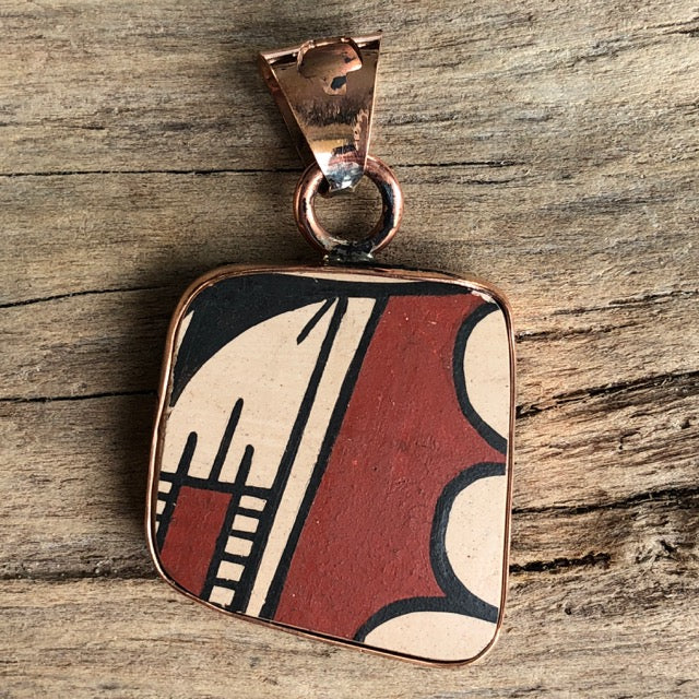 Copper Mata Ortiz Pendant: 6