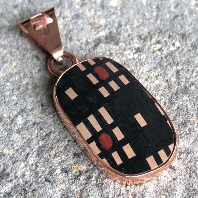 Copper Mata Ortiz Pendant: 9