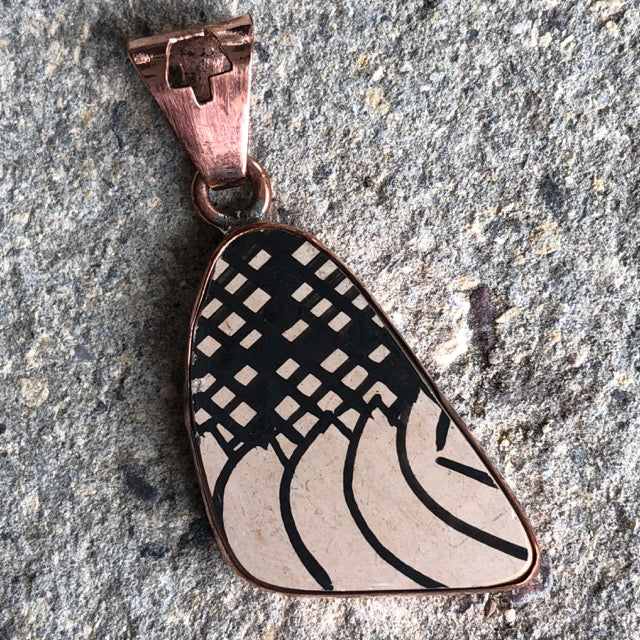 Copper Mata Ortiz Pendant: 13