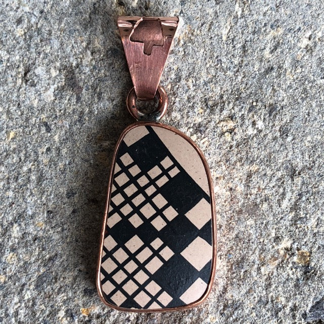 Copper Mata Ortiz Pendant: 18