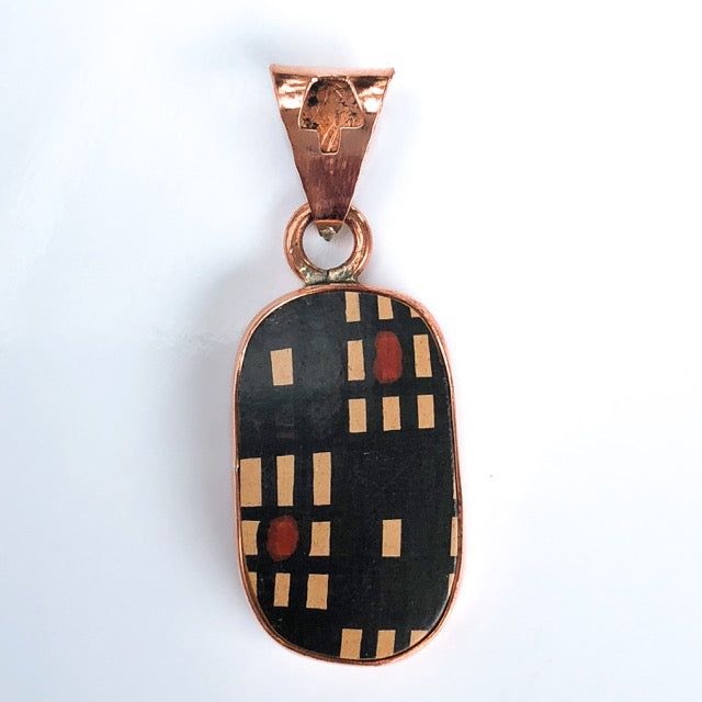 Copper Mata Ortiz Pendant: 9