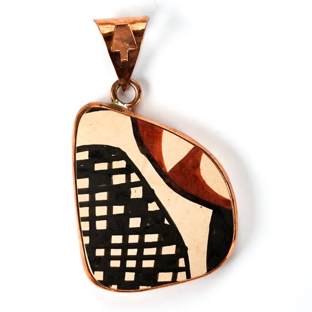 Copper Mata Ortiz Pendant: 12