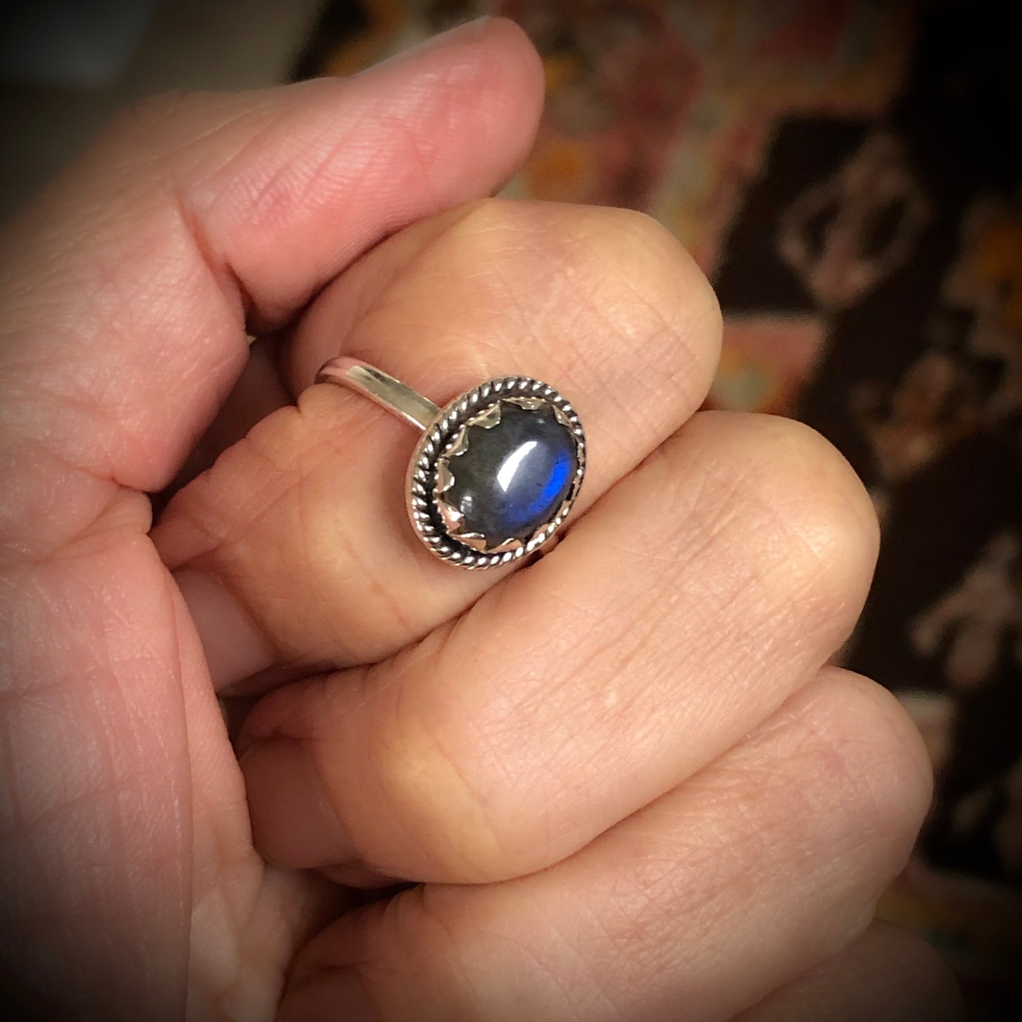 Bohemian Labradorite Ring