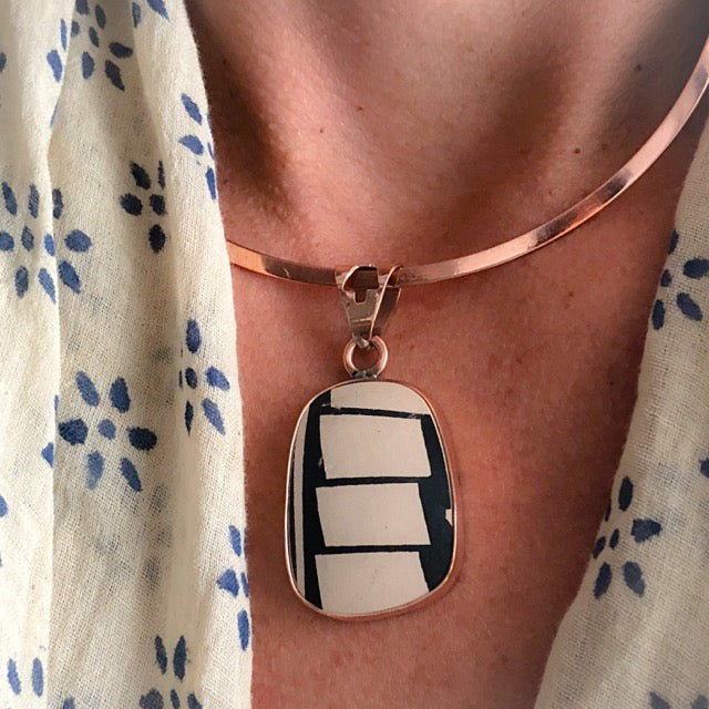 Copper Mata Ortiz Pendant: 19