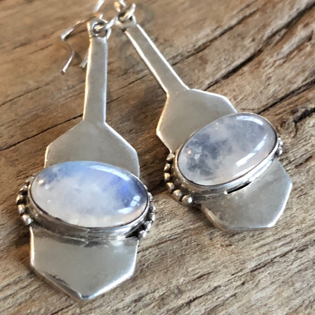 Bimala Moonstone Earrings
