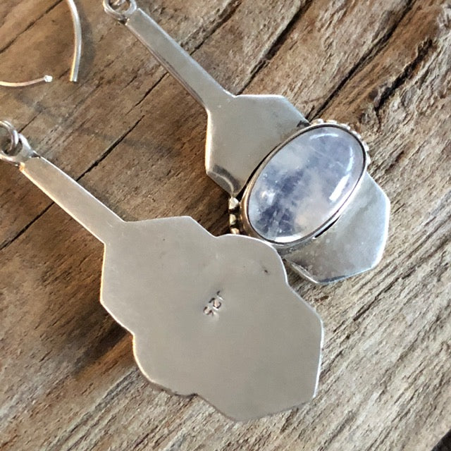 Bimala Moonstone Earrings