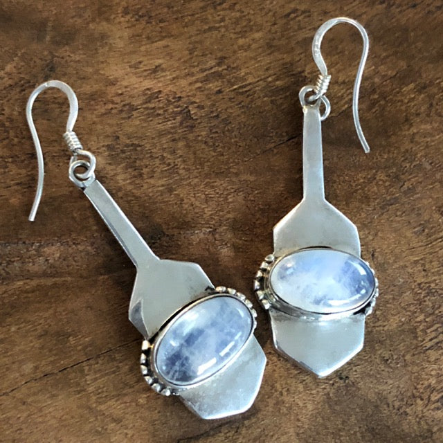 Bimala Moonstone Earrings