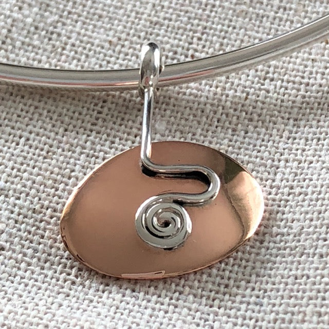 Copper Aztec Pendant