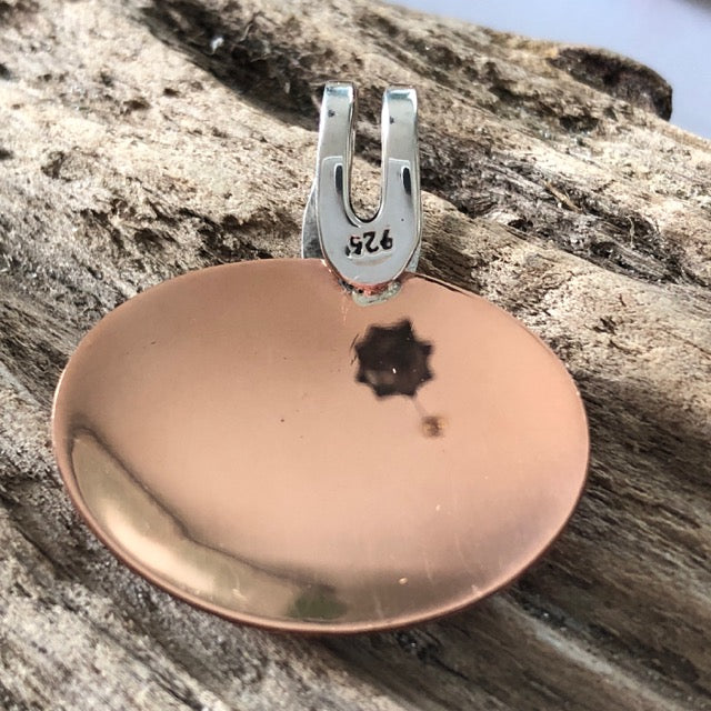 Beaten Copper Pendant