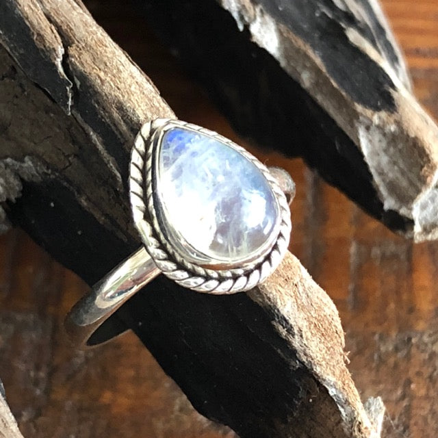 Moon Drop Ring
