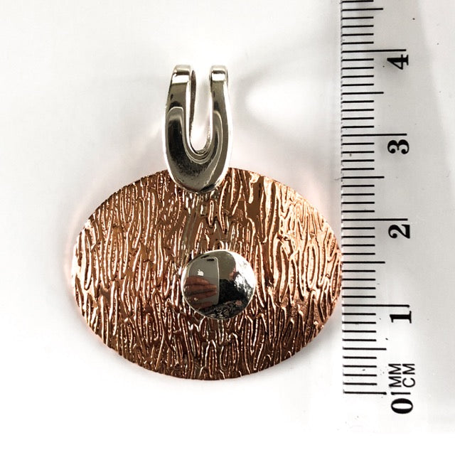 Beaten Copper Pendant