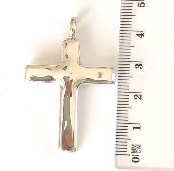 boho religious cross pendant made in mexico
