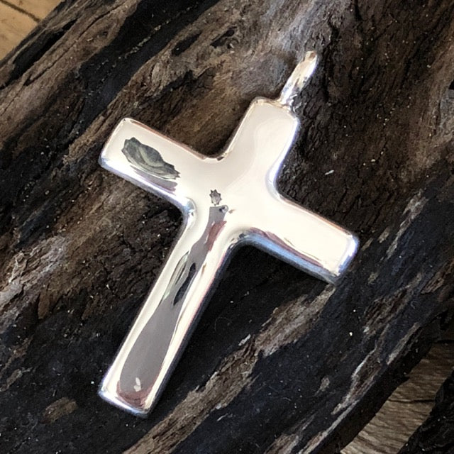 Silver cross hot sale necklace nz